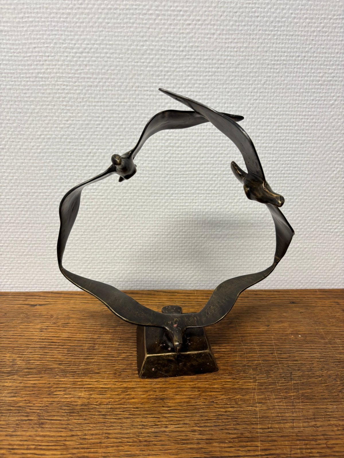 Sculpture abstraite en bronze d'oiseaux, Enlèvement ou Envoi
