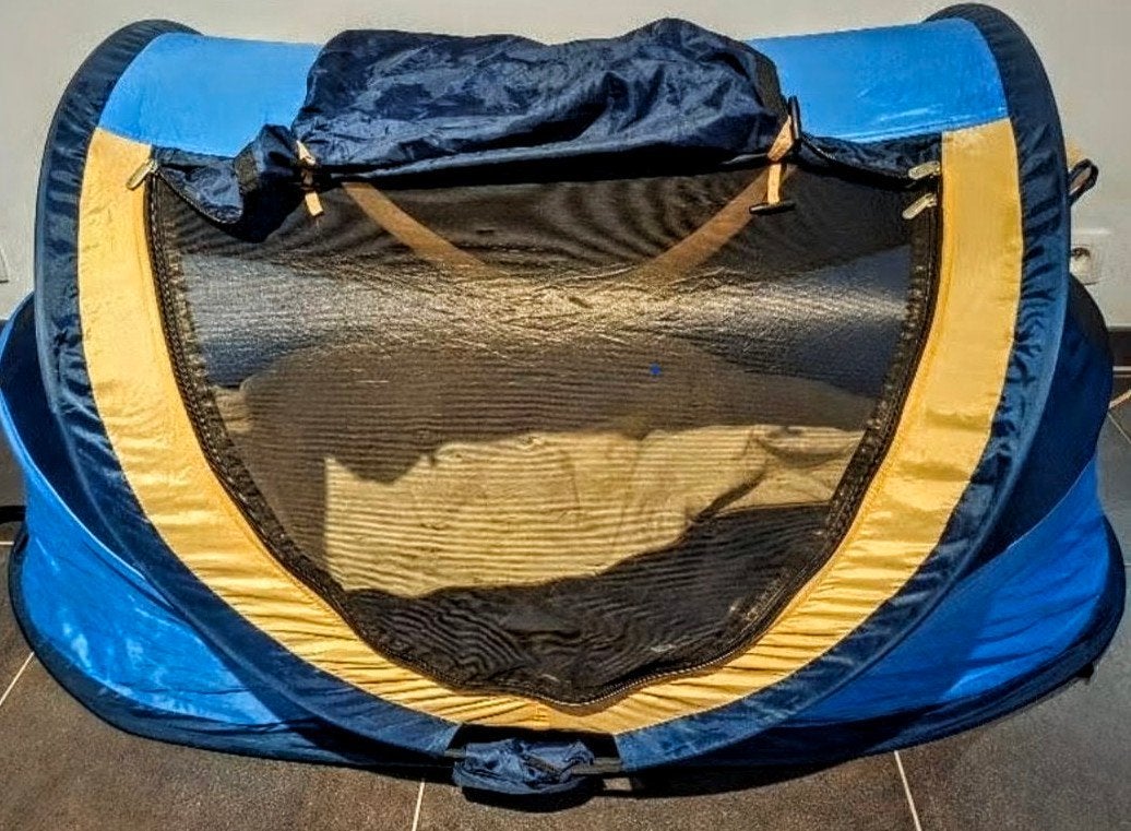 Deryan peuter reisbed / slaaptent, Ophalen
