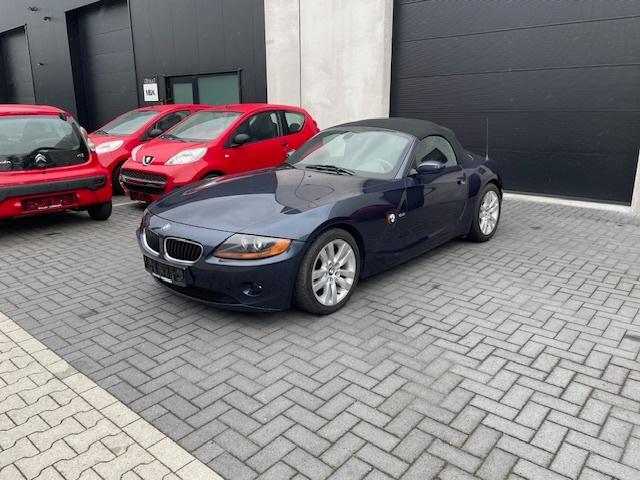 Bmw Z4 2.5I 6 Cilinder, Toledoblauw metallic, Elektrisch dak, Auto's, BMW, Achterwielaandrijving, Zwart, 2494 cc, Cabriolet