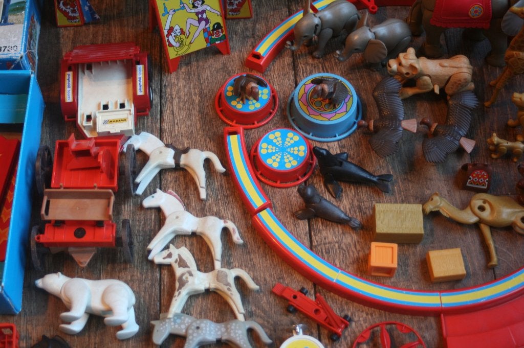 Playmobil clicky 3510 + 3730 + accessories (jaren 70/80), Complete set, Overige typen, Ophalen of Verzenden, Zo goed als nieuw