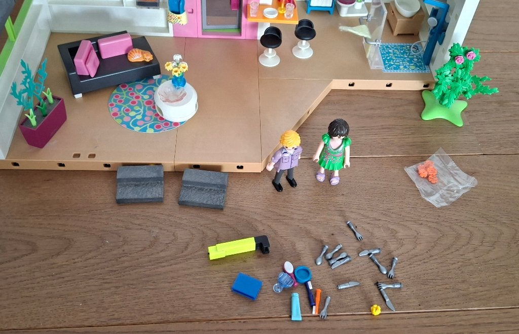 playmobil city life rajout pour maison moderne 5586, Bâtiment, Comme neuf, City life, Kit complet