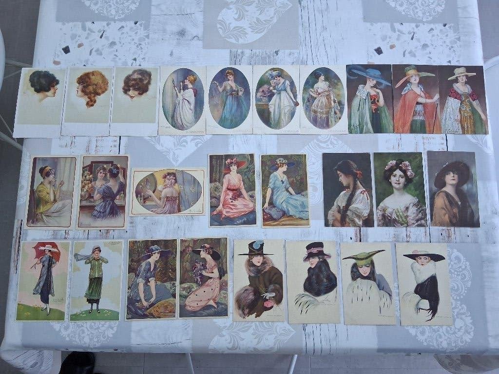 Oude postkaarten, Collections, Cartes postales | Étranger, Enlèvement ou Envoi, Avant 1920, Non affranchie, Italie
