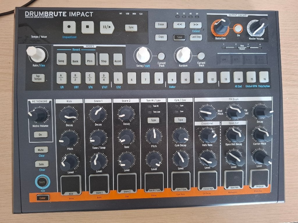 Arturia Drumbrute Impact, Ophalen of Verzenden, Zo goed als nieuw, Overige merken