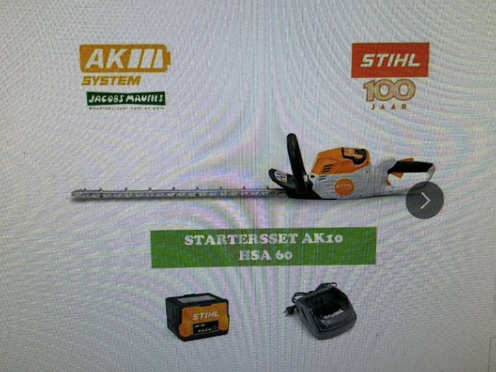 heggenschaar  Stihl HSA60   new, Ophalen, Nieuw, Accu