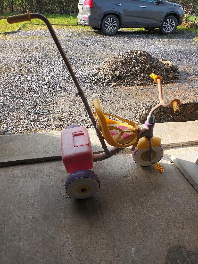 Tricycle enfant, Enlèvement, Tige de poussée