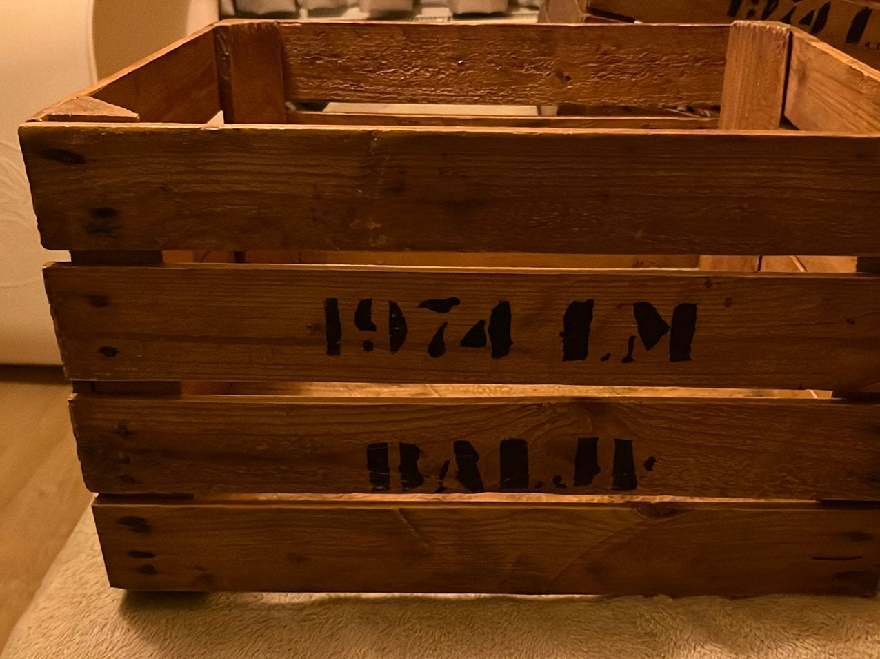 Houten fruitkistjes af, Ophalen, Zo goed als nieuw