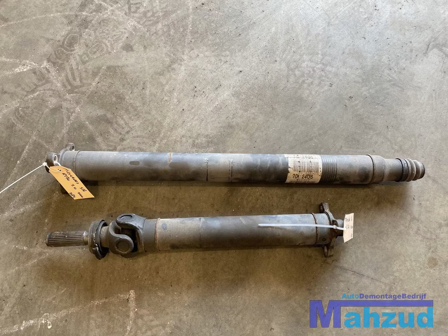 MERCEDES SLK R170 2.0 cardanas 1704102406 702406, Gebruikt, Mercedes-Benz AG, Mercedes-Benz, Mercedesstrasse 120
70372  Stuttgart, DE