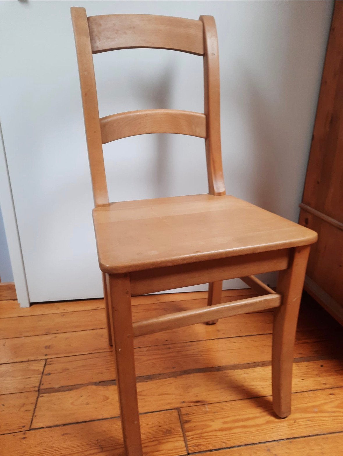 Set van 6 massief houten stoelen, Ophalen