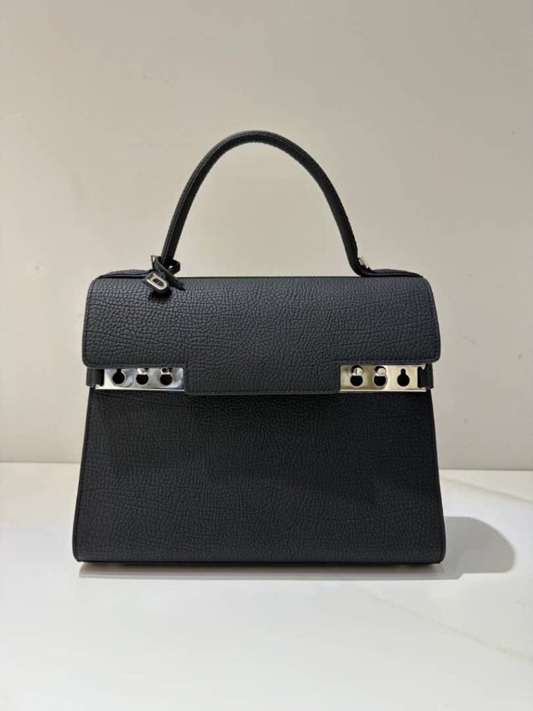 Delvaux Le Tempête PM zwart palladiumkleurige hardware., Ophalen of Verzenden, Nieuw, Zwart