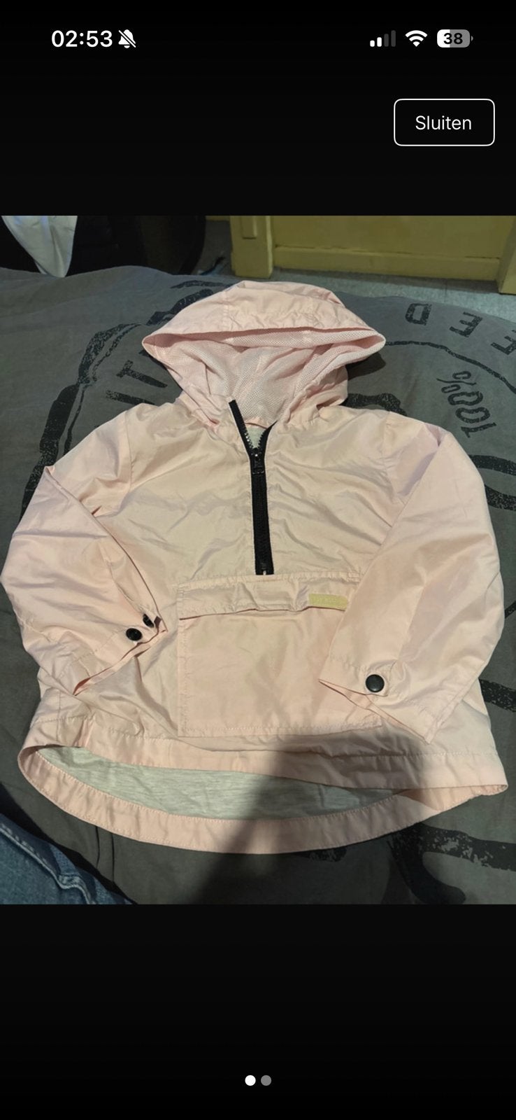Zara regenjas, Kinderen en Baby's, Ophalen, Zo goed als nieuw, Meisje, Jas