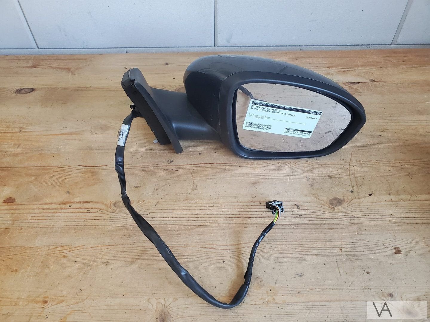 Renault Megane 2016 - 2022 spiegel rechts 11 draden €100, Gebruikt, -, Renault, -