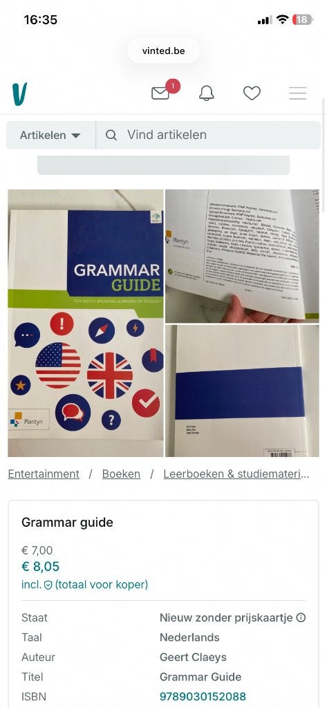 Grammar guide, Boeken, Ophalen