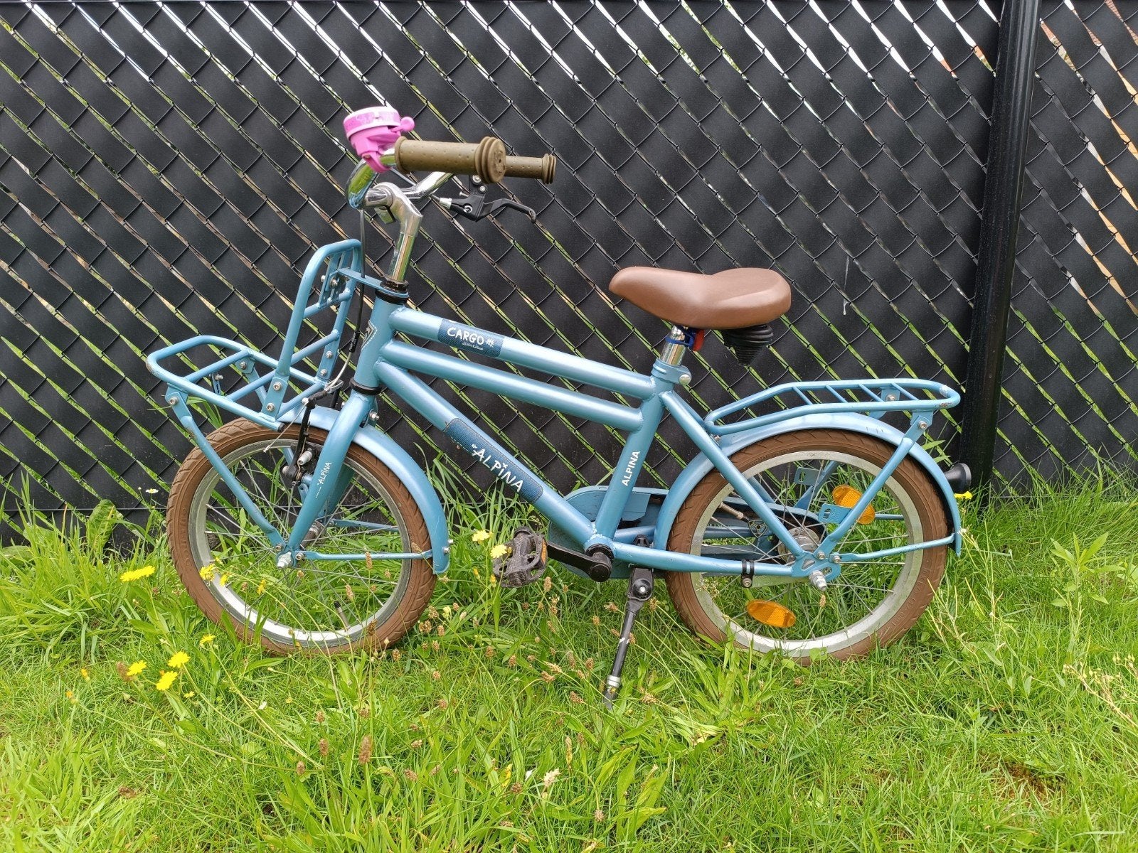 Kinderfiets Alpina Cargo jeansblauw, Ophalen, Gebruikt, Alpina