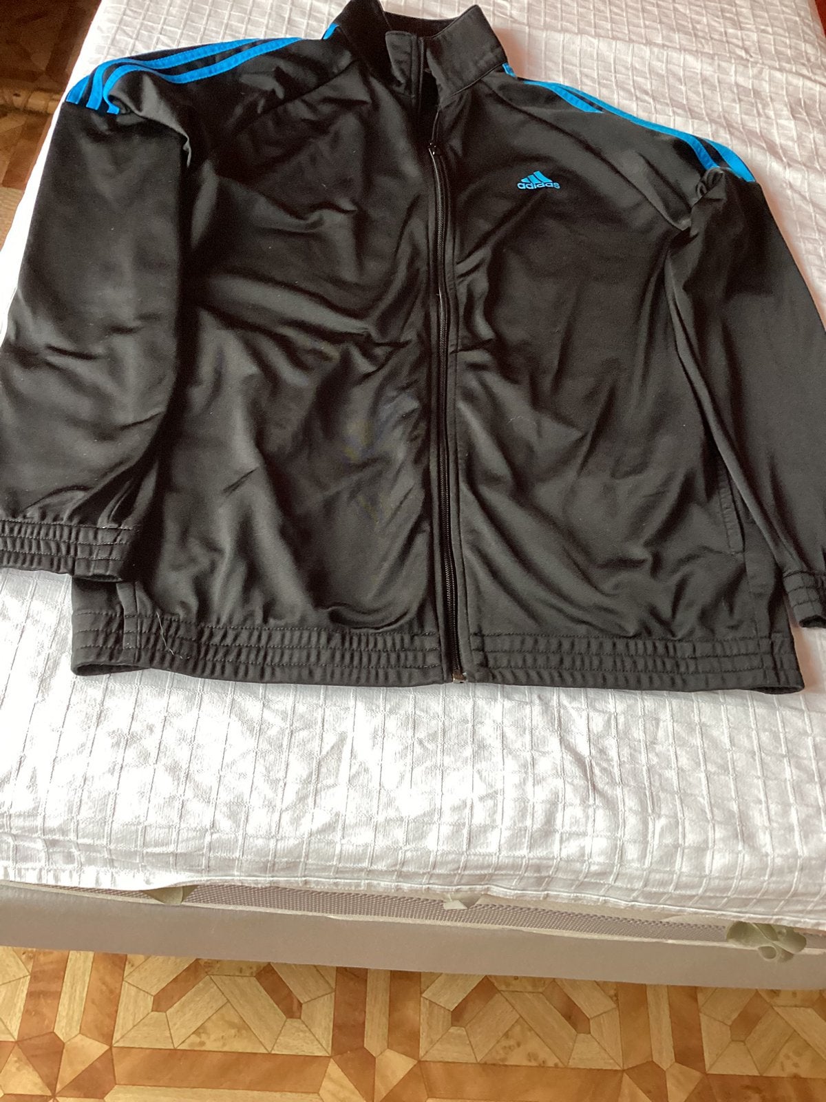 Adidas trainingsjas large, Kleding | Heren, Jassen | Zomer, Ophalen of Verzenden, Zo goed als nieuw, Blauw