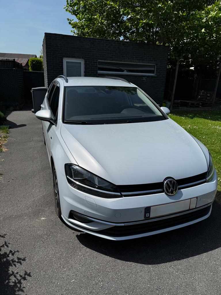 VW Golf Variant, Automaat, Stof, Wit, Break
