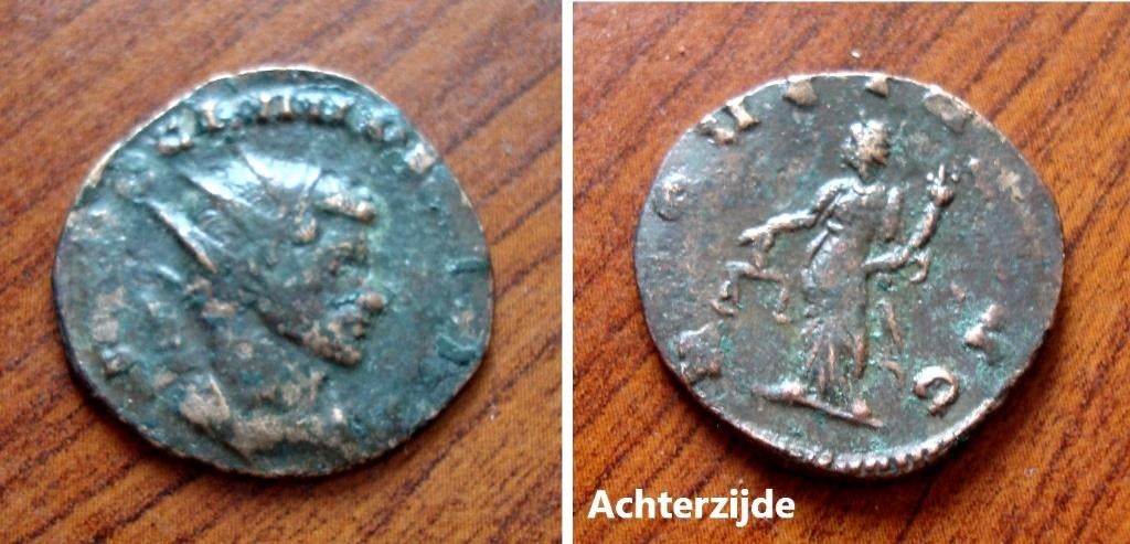 Romeinse bronzen munt keizer Claudius II (268-270 ac.), Verzenden, Italië, Losse munt