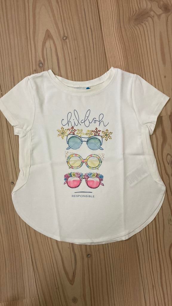 Mayoral t shirt 10 jaar met glitter brillen, Ophalen of Verzenden, Zo goed als nieuw
