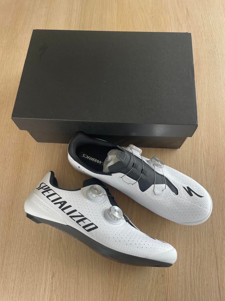 Chaussures de vélo Specialized S-works Torch taille 43.5, Enlèvement, Neuf, Blanc, Chaussures de sport
