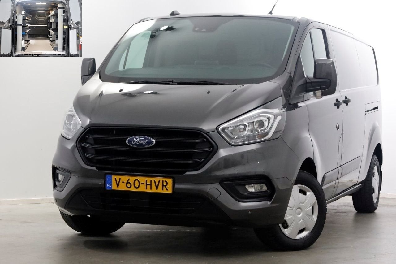 Ford Transit Custom 2.0 TDCI 130pk L2H1 Trend Navi/Camera/In, Autos, Argent ou Gris, Achat, Entreprise, Diesel