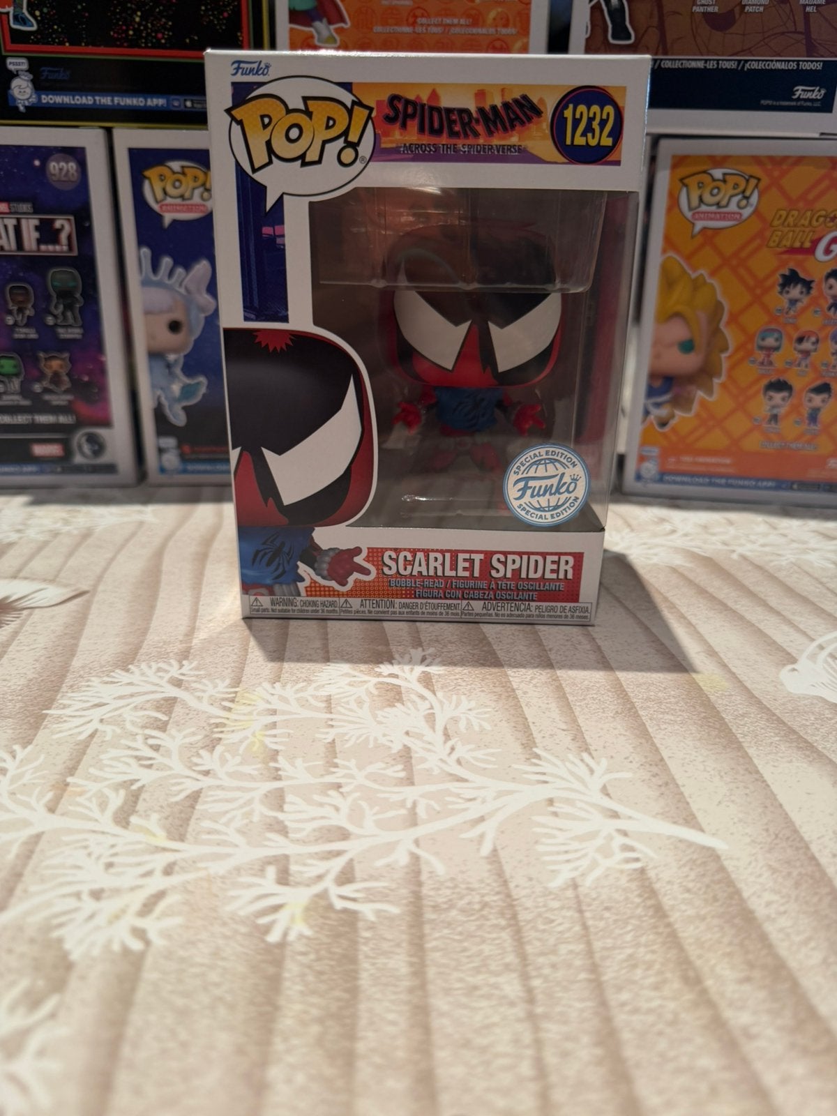 Funko Pop! Spider-Man: Scarlet Spider #1232 Special Edition, Ophalen of Verzenden, Zo goed als nieuw