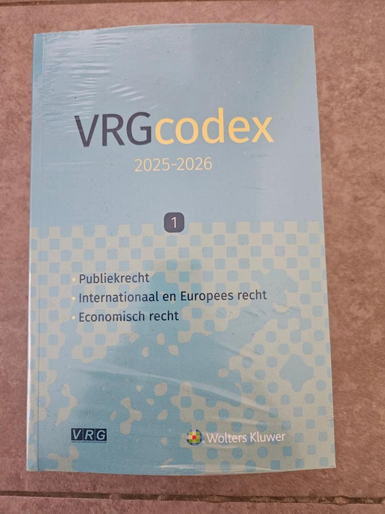 VRG Codex 2025-2026, Boeken, Ophalen of Verzenden