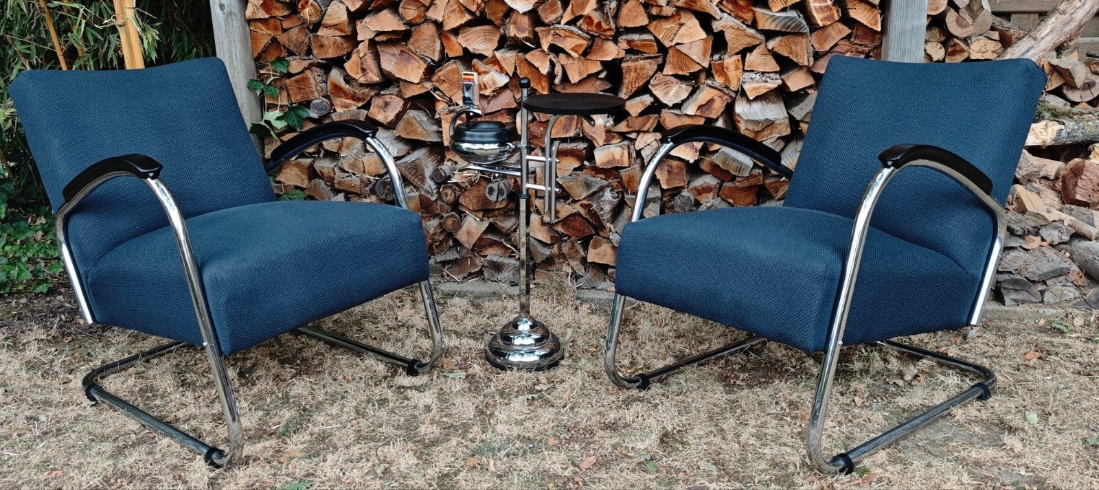 1950ties Bauhaus Club chairs, Ophalen of Verzenden
