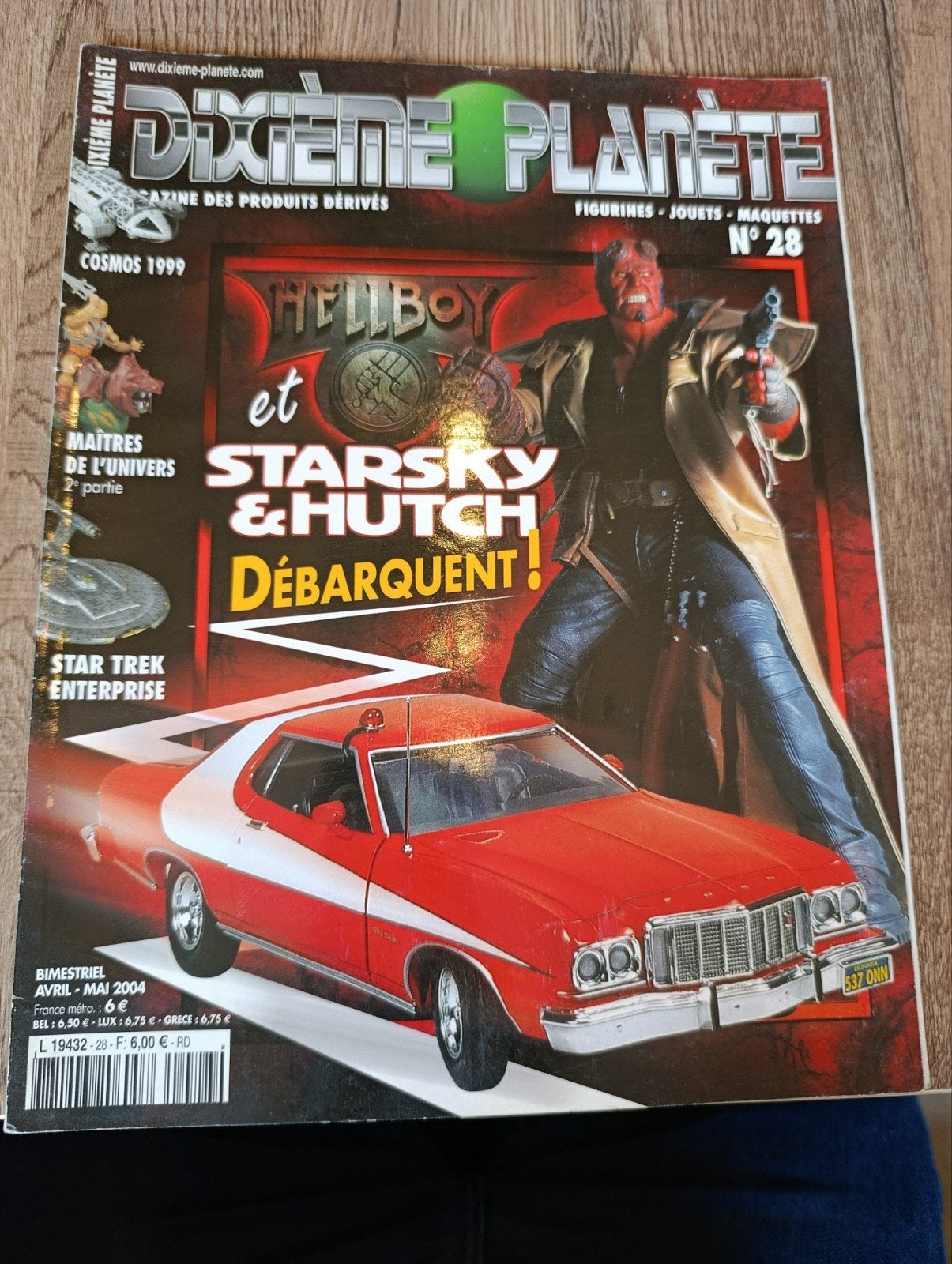 Dixième planète Hellboy et Starsky et Hutch numéro 28, Hobby en Vrije tijd, Modelbouw | Auto's en Voertuigen, Ophalen
