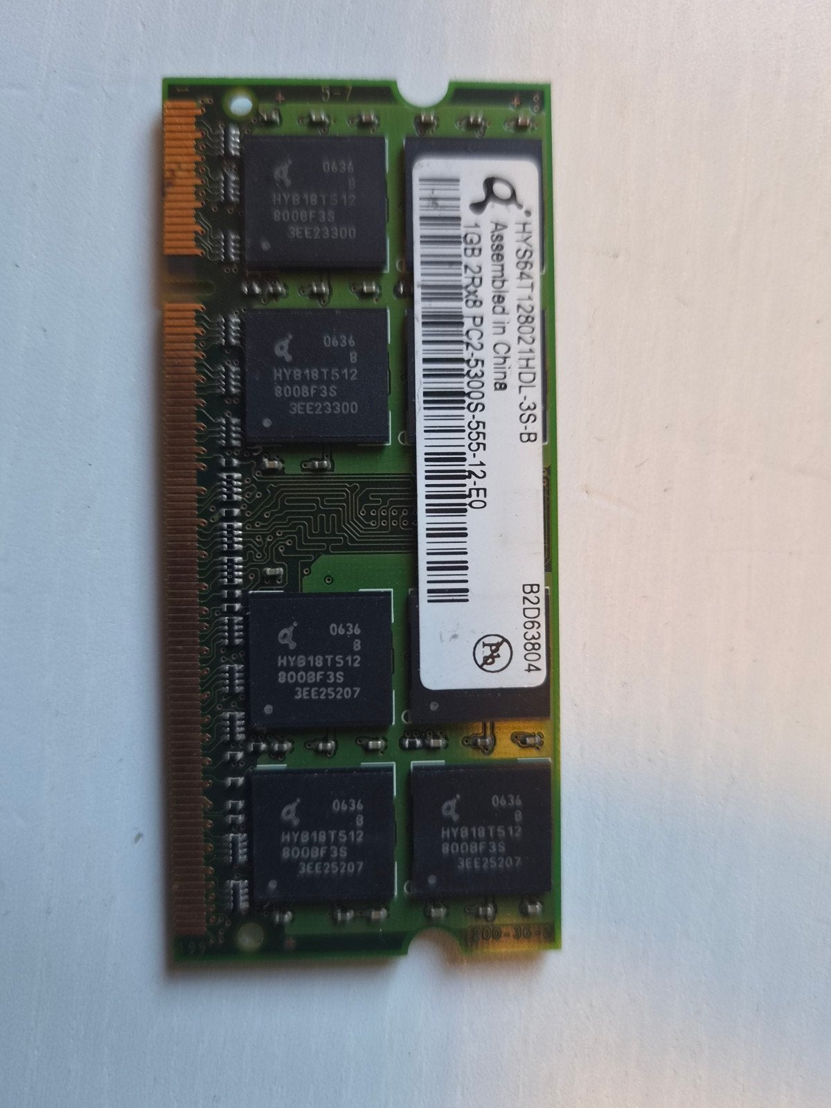 mémoire RAM Qimonda de 1 Go, Informatique & Logiciels, Enlèvement ou Envoi, DDR2