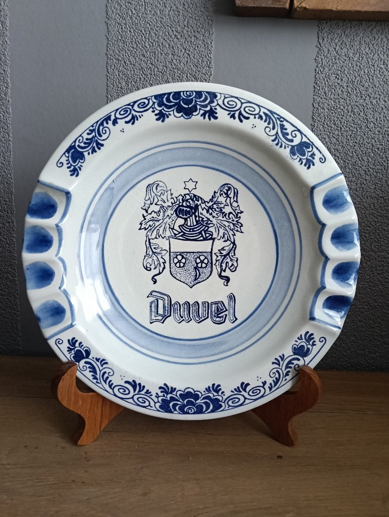 Duvel Delfts blauw, Collections, Enlèvement ou Envoi, Comme neuf, Panneau, Plaque ou Plaquette publicitaire, Duvel