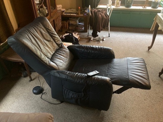 Fauteuil met electrische bediening, Enlèvement, Utilisé, 50 à 75 cm, Synthétique