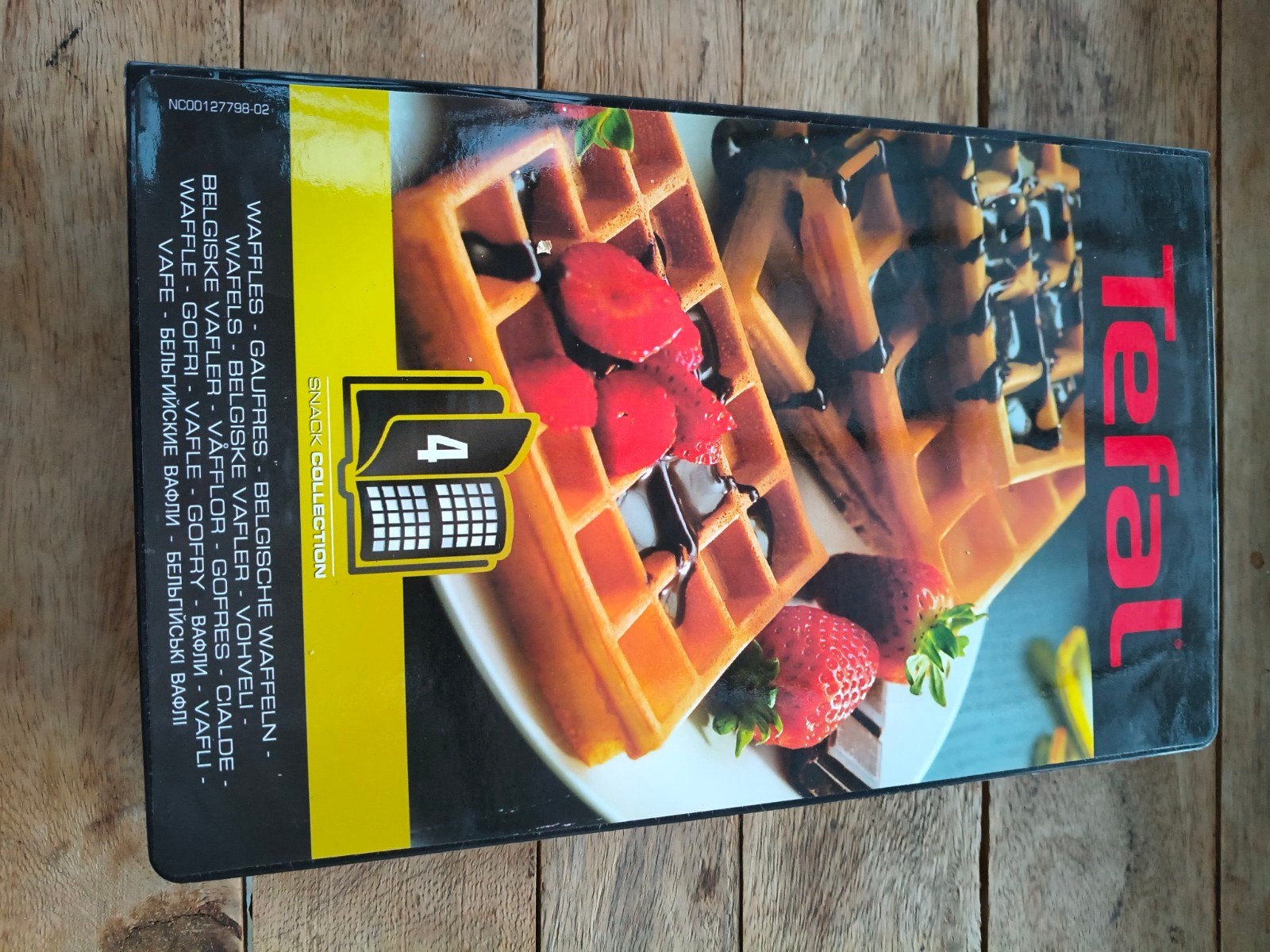 tefal snack collection wafel, als nieuw, Ophalen of Verzenden, Zo goed als nieuw