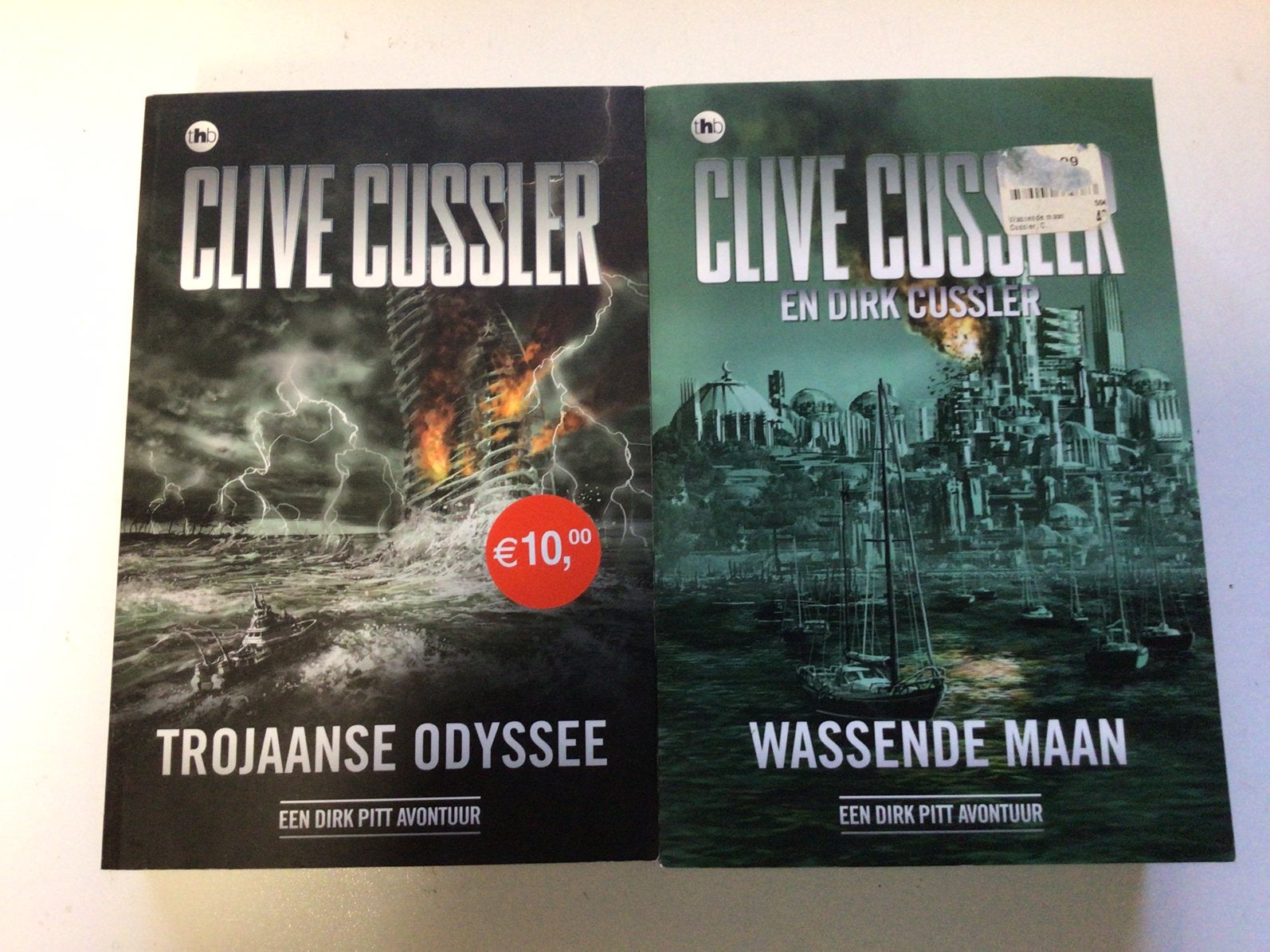 Boeken Clive Cussler aan 2 euro per boek, Ophalen of Verzenden, Gelezen