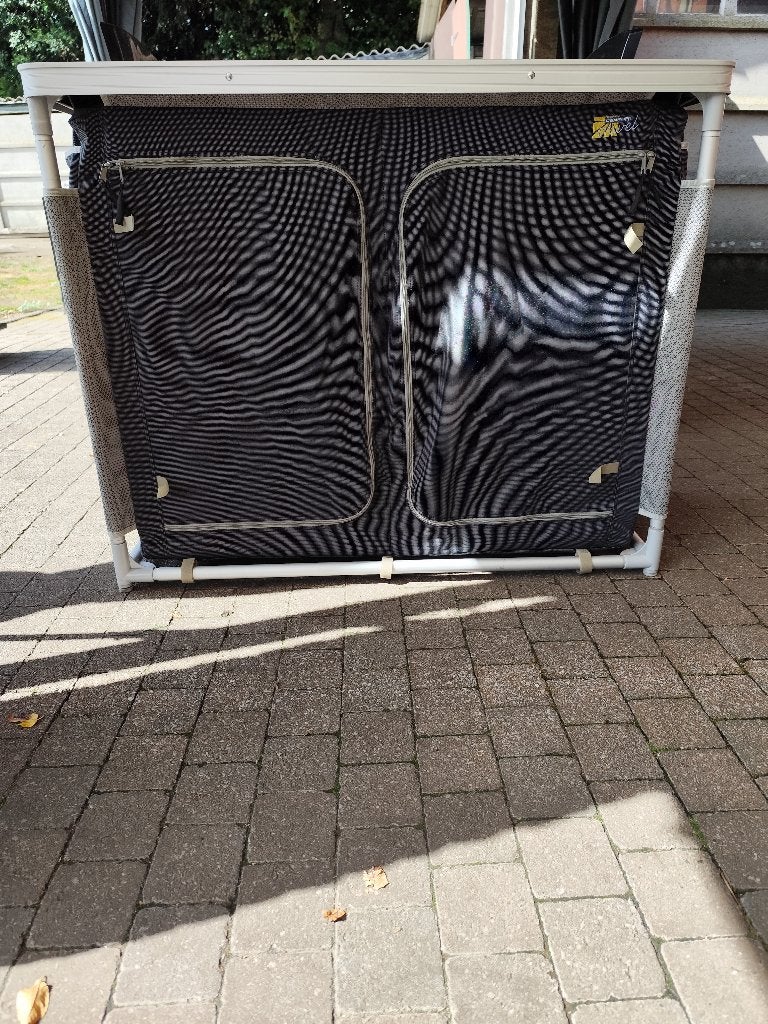 Camping kast, Ophalen