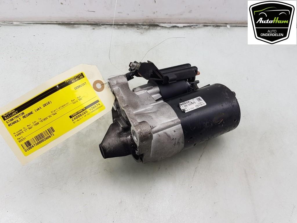 DÉMARREUR Renault Megane III Coupe (DZ) (01-2008/09-2016), Robert Bosch AG, Renault, Utilisé, Robert-Bosch-Allee 1
74232  Abstatt, DE