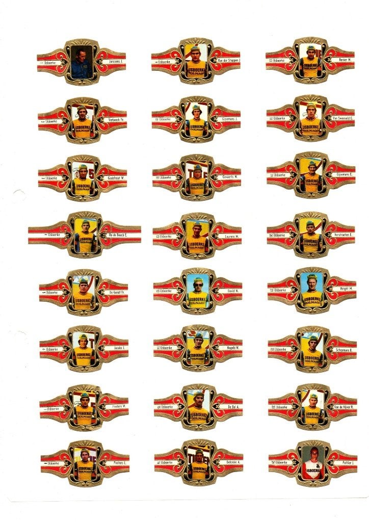 SIGARENBANDEN WIELRENNERS IJSBOERKE, Ophalen of Verzenden, Nieuw, Sigarenbandjes