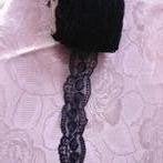 Dentelle noir  2 motifs differents. 194m pour 15€, Enlèvement ou Envoi, Neuf, Dentelle