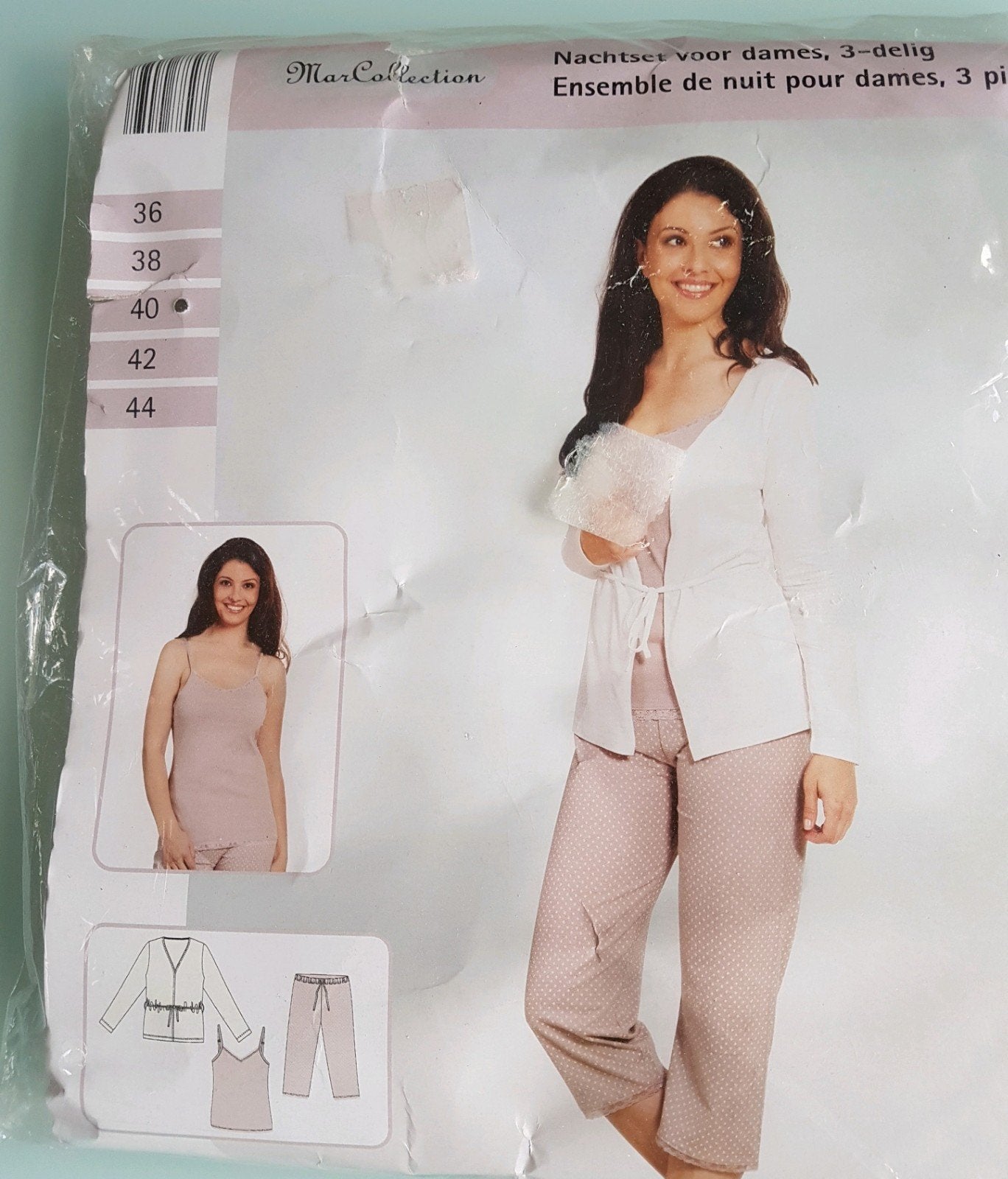 damespijama, ensemble, nieuw in verpakking, Kleding | Dames, Pyjama's, Ophalen of Verzenden, Maat 38/40 (M)