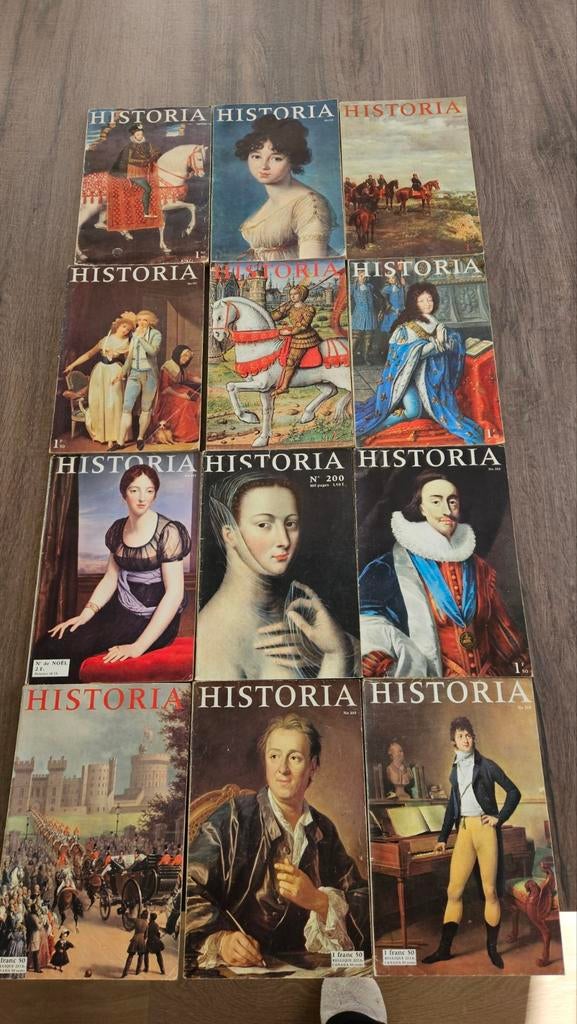 Historia 1963 Franstalige tijdschriften 12 exemplaren, Boeken, Ophalen of Verzenden