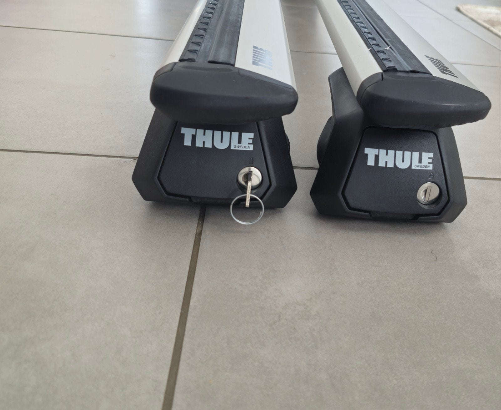 dakdragers Thule WingBar voor auto met open dakrails, Enlèvement
