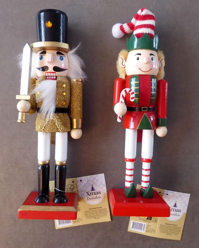 Lot 2 jolies figurines "Casse-noisette" - Déco Noël, Enlèvement ou Envoi, Neuf