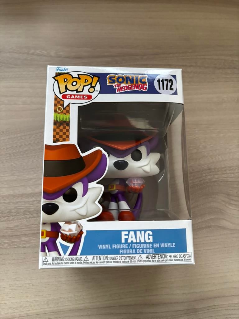 Funko Pop! Games #1172 – Fang the Sniper Sonic the Hedgehog, Ophalen of Verzenden, Zo goed als nieuw