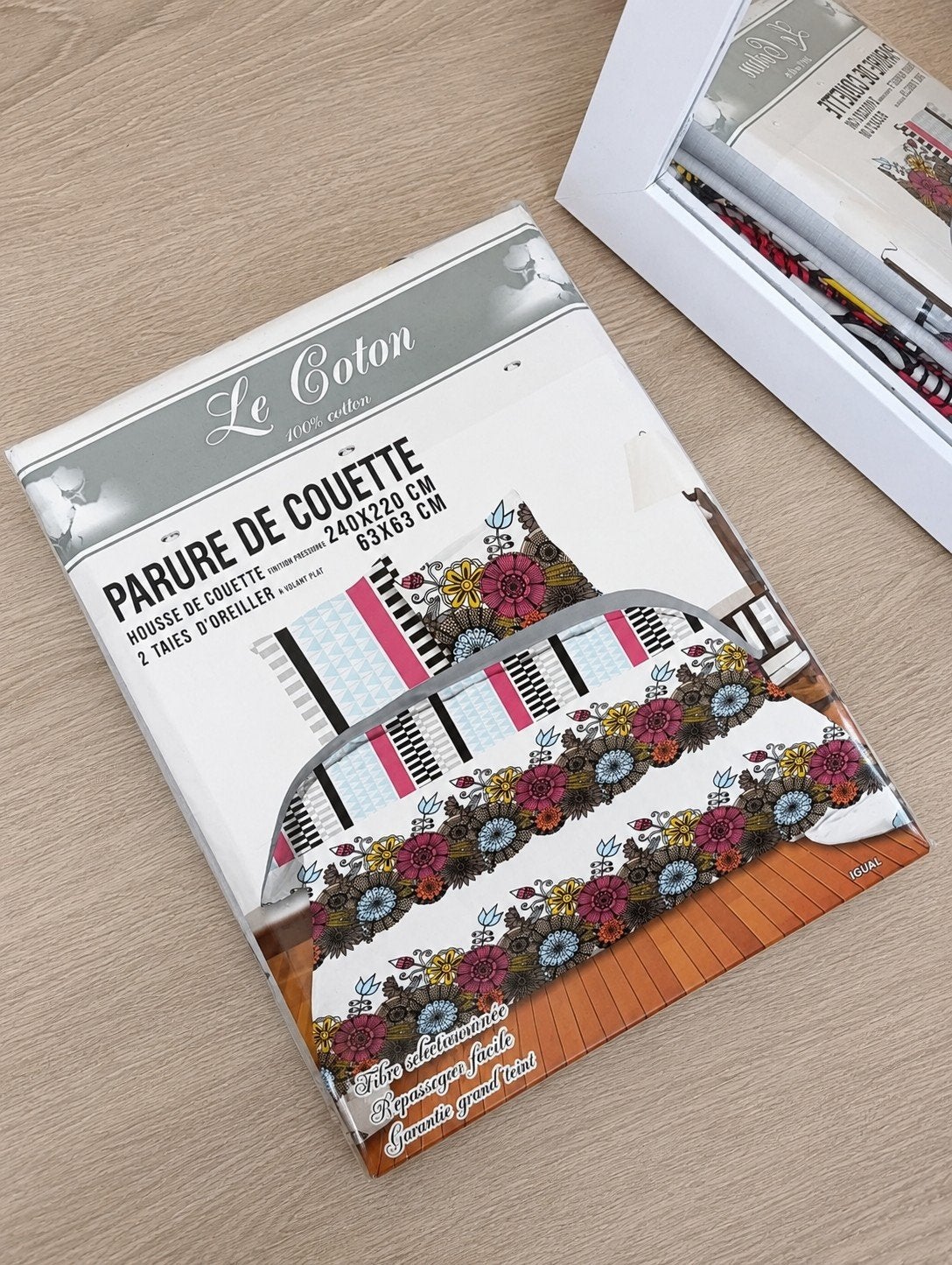 Housse de couette en coton 240x220, Enlèvement ou Envoi, Housse de couette