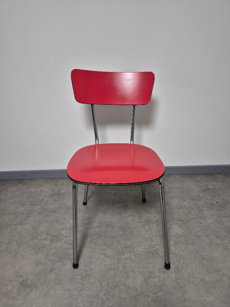 Chaise, Rouge, Comme neuf, Enlèvement, Autres matériaux