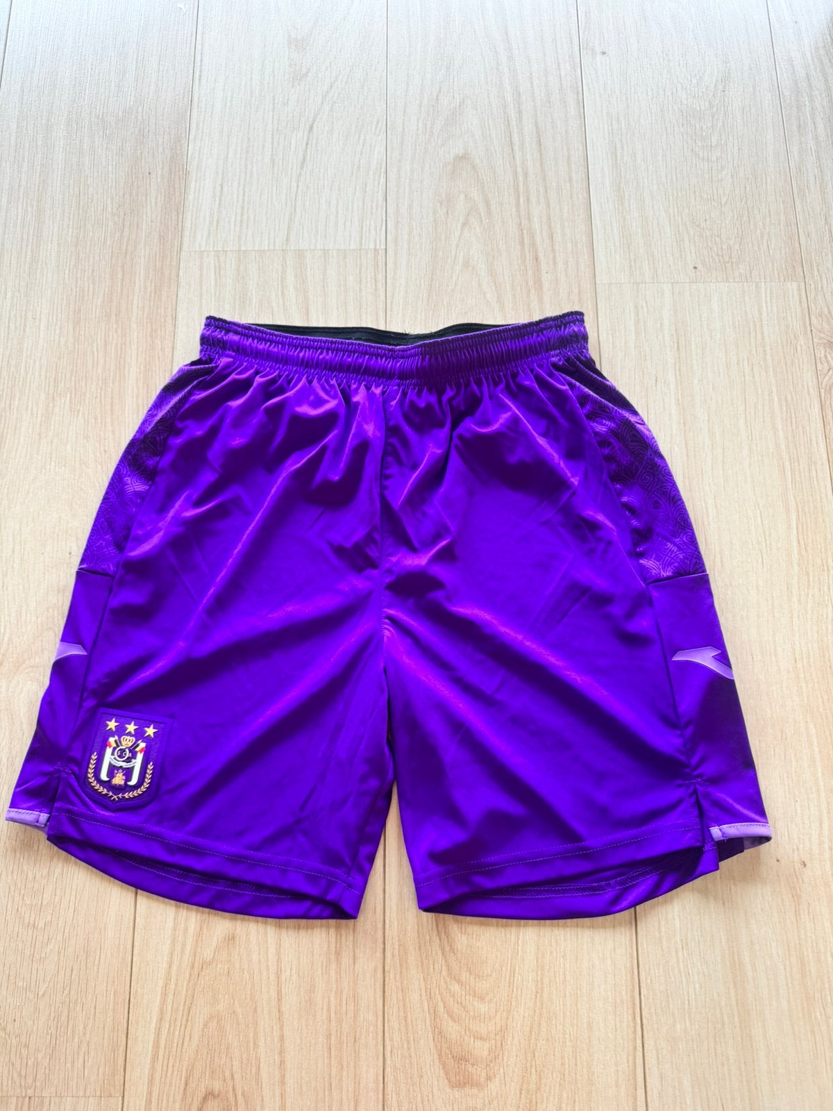 RSC Anderlecht short, Kleding | Heren, Maat 48/50 (M), Paars, Ophalen of Verzenden, Zo goed als nieuw