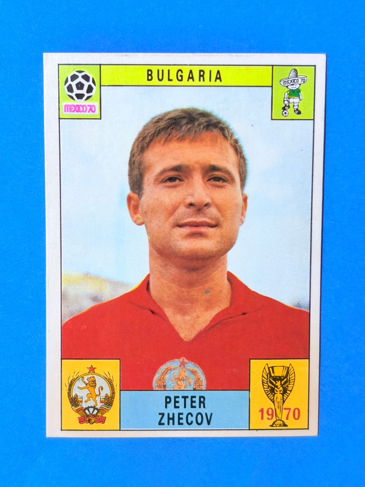 Panini WC México 70' Peter Zhekov édition italienne, Enlèvement ou Envoi, Neuf, Sport
