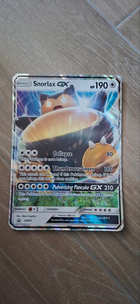 Snorlax GX jumbo pokémonkaart, Ophalen of Verzenden