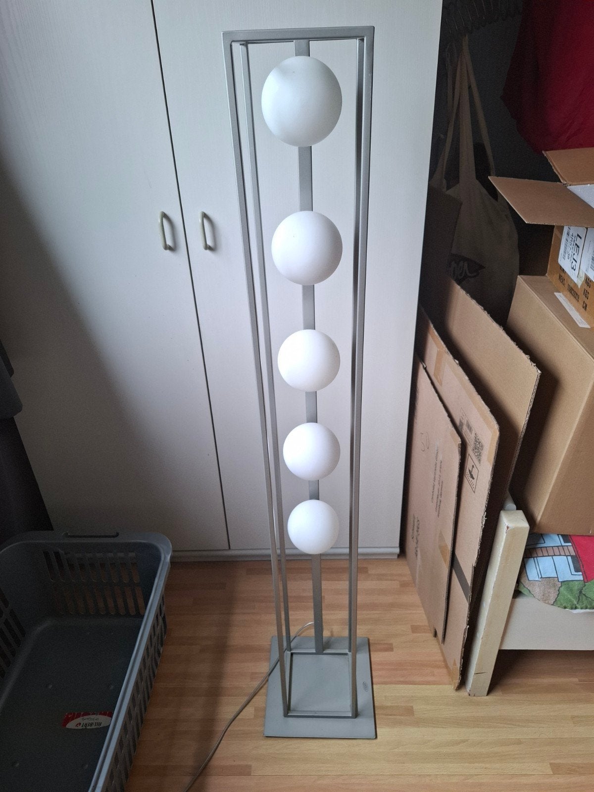 Moderne staanlamp, werkt nog  gratis op te halen, Ophalen