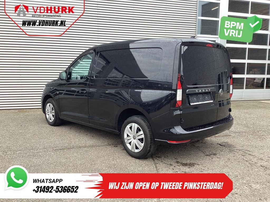 Volkswagen Caddy Cargo 1.5 TSI 115 pk DSG Aut. BENZINE LED/, Auto's, Bestelwagens en Lichte vracht, Automaat, Zwart, Bedrijf, Electronic Stability Program (ESP)