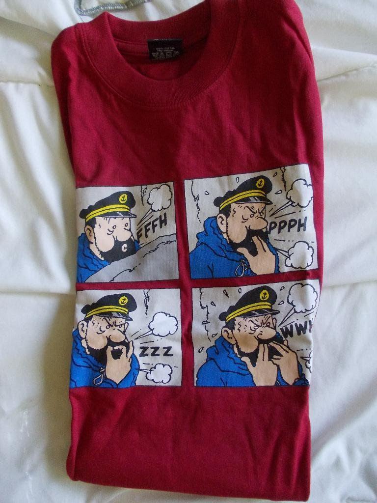 Kuifje Tintin T-shirt Haddock, Ophalen of Verzenden, Kuifje, Nieuw, Kleding