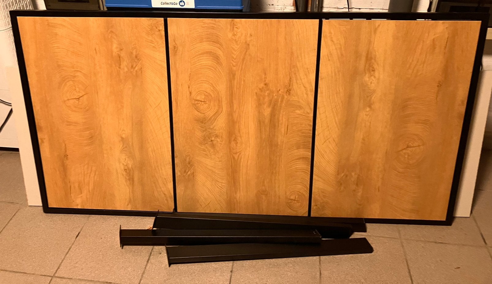 Table (de bureau) 160x80 (76 de haut), Autres types, Comme neuf, Enlèvement, Brun